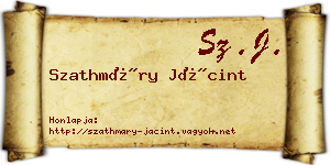 Szathmáry Jácint névjegykártya